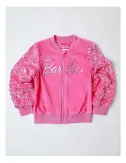 [Barbie] Sequin Sweat Top in Bright Pink