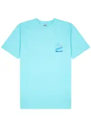 Boardies Locals Lonely Printed Cotton T-shirt - Blue - S S