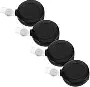 JUMPLAWN 4pcs Tricks Coin Disappear Device Tools Props Vanishing Coins Disappearing Device Magician Stage Transparent Lines Techniques Coin Disappearing Black