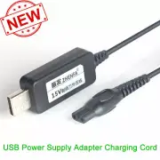 15V USB Power Adapter Charger Cord for Philips Hairclipper Series 5000 QC5580/32