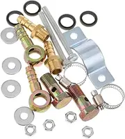 iplusmile 1 Set Oil Pipe Oil Cooler Accessories Motorcycle Accessories Transmission Cooler Glue Nozzle Expander Nozzle Sliding Door Parts Water Cooling Screws Motorcycle Bolts Nuts Kit