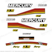 Fits Mercury Racing 260hp 2.5L ProMax Outboard Decal Kit for Lightweight Cowl