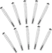 Beavorty Sturdy Plastic Eyelash Spoolie Brush 10pcs Lash Wand Set Easy to Carry Use for Makeup Artists
