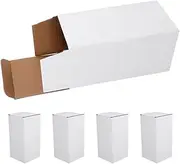 HOMSFOU Corrugated Cardboard Moving Boxes 5 Pack Recyclable Adaptable for Shipping Mailing Storage