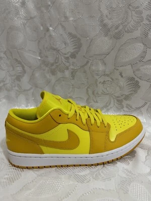 WOMENS AIR JORDAN 1 RETRO LOW 12 YELLOW POLLEN TAXI DC0774 700 GATORADE VOLT 11