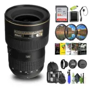 Nikon AF-S NIKKOR 16-35mm f/4G ED VR Lens (2182) + 64GB Memory Card + Filter Kit