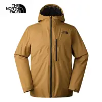 在飛比找momo購物網優惠-【The North Face 官方旗艦】北面男款棕色防水透