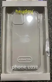 heyday iPhone 11 Pro Clear Protective Phone Hard Case. New!
