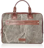 TOSCANELLA(トスカネーラ) Tuscanella 1512-TV Men's Canvas Leather Briefcase