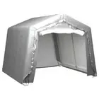 Storage Tent Outdoor Canopy Outdoor Pavilion Patio Garden Grey Steel vidaXL