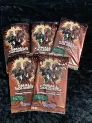 1998 Small Soldiers Inkworks Movie Trading Cards -5 NEW SEALED UNOPENED PACKS
