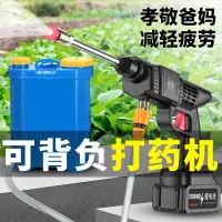 在飛比找樂天市場購物網優惠-抽水幫浦 澆水機 噴水槍 無線洗車機 高壓水槍車載家用便攜充