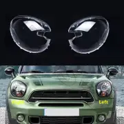A Pair Headlight Lens Cover +Seal Glue For Mini R60 Cooper Countryman 2012-2016 (for: Mini)