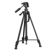 DT1 Tripod Laser Level Tripod with 3-Way Flexible Pan Head Quick Release Plat...