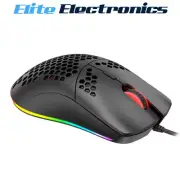 Havit MS1023 RGB Backlit 6400 DPI Honeycomb Shell Gaming Mouse