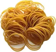 Leona Co 100Pcs Rubber Bands Office Supplies, Stretchable Rubber Elastics Bands General Purpose Elastic Stretchable Bands Sturdy Rubber Bands for Home, Office, School (1X)