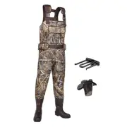 Hunting Waders, Neoprene Chest Waders for Men with 800G Insulated Boots