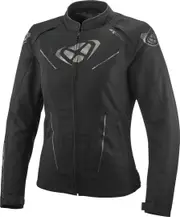 Ixon Prodigy Waterproof Ladies Motocycle Textile Jacket, black, Size M for Women