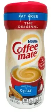 Nestle Coffee Mate Fat Free Original Coffee Creamer 16 oz