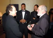 Billy Crystal Chris Tucker Tim Reid and Alan King backstage; "On S- Old Photo
