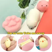 30Pcs Cute Animal Squishies Kawaii Mochi Squeeze Stretch Toy Stress uk S49C