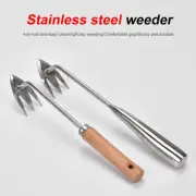 Garden Long Handle Weeder Tool Rooting Loose Soil Hand Weeding Removal Puller