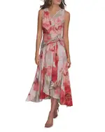 Donna Karan Chiffon A Line Dress