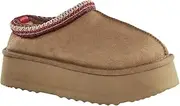 [UGG OUTBACK CLOTHING CO.] UGG Outback Platform Braided Slip On Boot (Chestnut)