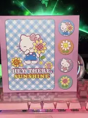 2024 Sanrio Hello Kitty Box 12 Assorted Note Card Set Stickers Envelopes Flowers
