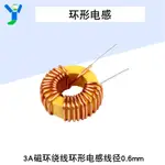 【現貨速發 蝦皮代開發票】全新電子元件5026 22UH 3A磁環繞線環形電感線徑0.6MM