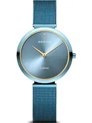 Bering 18132-CHARITY1 Blue Stainless Steel Womens Watch