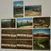11 Vtg Colorado Postcards Amherst Elevator, Pikes Peak, Chipmunk,Trout,Jackalope