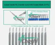 scalpel handle No.3 handle round knife Scalpel Blade 24 PCs By Chaghi Traders