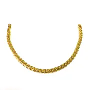 14K Yellow Gold Filled Round Franco Chain Bracelet, 6.0mm, 8.5"