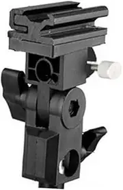 FELTECHELECTR Camera Flash Bracket Mount Lightweight DSLR Flash Stand with Angle for Umbrellas and Accessories for Photography Lighting