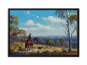 Going For Ride Framed Print Fine Art Poster Print