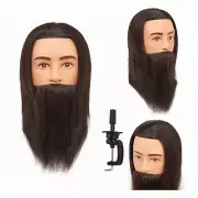 Headfix Mannequin Head Human Hair Cosmetology Manikin Male Mannequin Head Beard