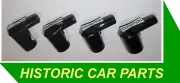 CHAMPION ANGLED PLUG CAPS x 4 for MG Midget Mk2 1098cc 1964-66