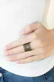 Butterfly Bayou Paparazzi Ring in Brass