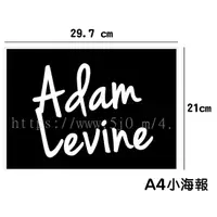 在飛比找蝦皮購物優惠-亞當李維 魔力紅 Adam Levine 海報 / 海報訂製