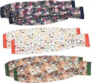 Abaodam 3 Pairs UV Blocking Protective Arm Sleeves for Women Breathable Cooling Arm Guards for Gardening Farming and Outdoor Work Floral and Leaf Designs Colors