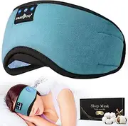 MUSICOZY Sleep Headphones, Sleeping Headphones Bluetooth Sleep Mask with Bluetooth Headphones, Aid Sleep Light Blackout Sleeping Eye Mask Headphones for Sleeping Side Sleepers Women Girls Gifts