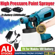 Cordless High Pressure Paint Sprayer Spray Gun Airless For Makita 18V Battery AU