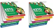 Cheat Sheet Magnets Booklet - Diet Kit for Beginners & Dummies Kit - Magnetic Food List Planning Tool Set