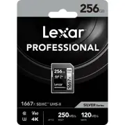 Lexar 256GB Professional 1667X SDXC UHS-II SD Card