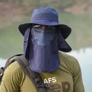 Waterproof Sun Hat Cap Neck Throat Cover