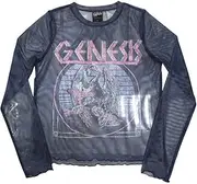 [Rock Off officially licensed products] Genesis Bird Hand Long Sleeve Mesh Crop Top XXL