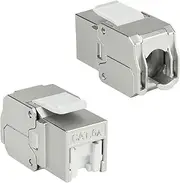 ACT Keystone RJ45 Module CAT6a Shielded Metal RJ45 Female Network for 19" Patch Panel High Density - TD6525