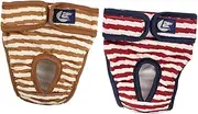 BESPORTBLE 2pcs Physiological Pants Dog Belly Band Pee Male Dog Wraps Toilet Pants for Men Male Dog Nappies Reusable Man Pants Women Male Dog Diapers Puppy Female Dog Nappies Mats Poop Cotton