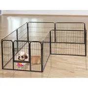 i.Pet 8 Panel Pet Dog Playpen Puppy Exercise Cage Enclosure Fence Play Pen